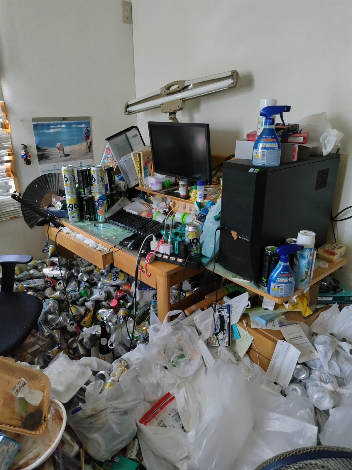 水戸市　ゴミ屋敷片付け　ハウスクリーニング 作業写真2