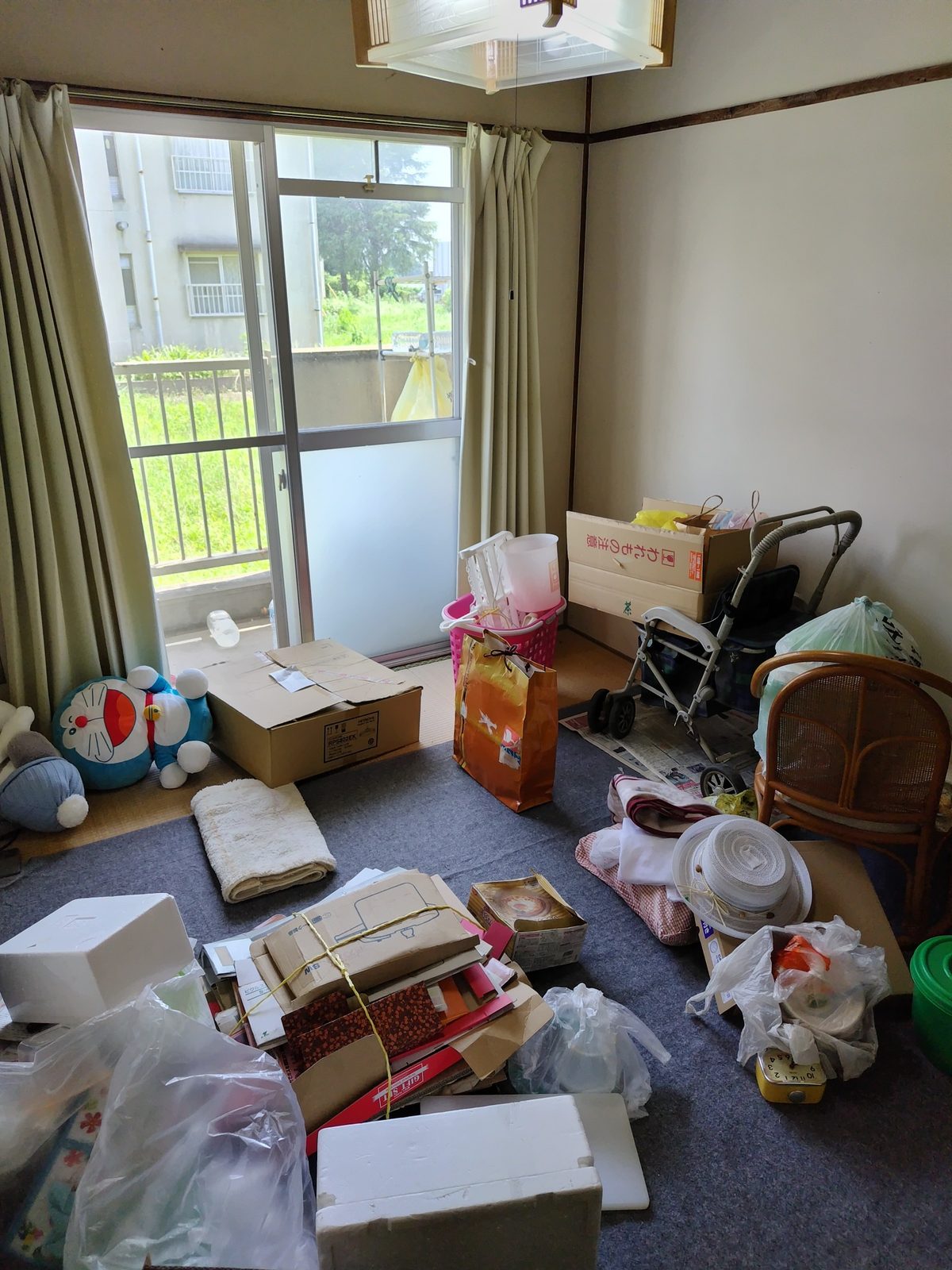 水戸市 市営住宅 生前整理・不用品回収 格安でのご案内 作業写真3