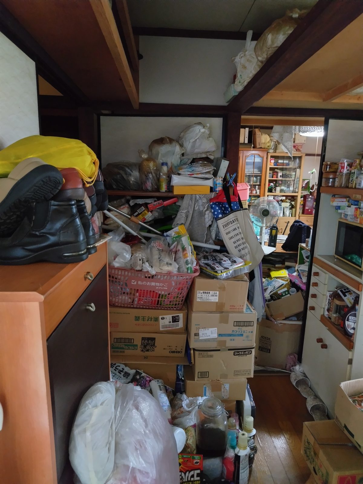 ひたちなか市 遺品整理 残置物処分 ごみ屋敷片付け 作業写真2